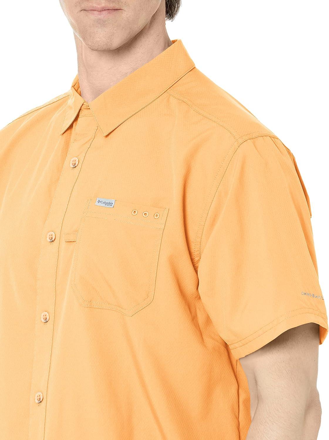 imageColumbia Mens Standard Slack Tide Camp ShirtBright Nectar