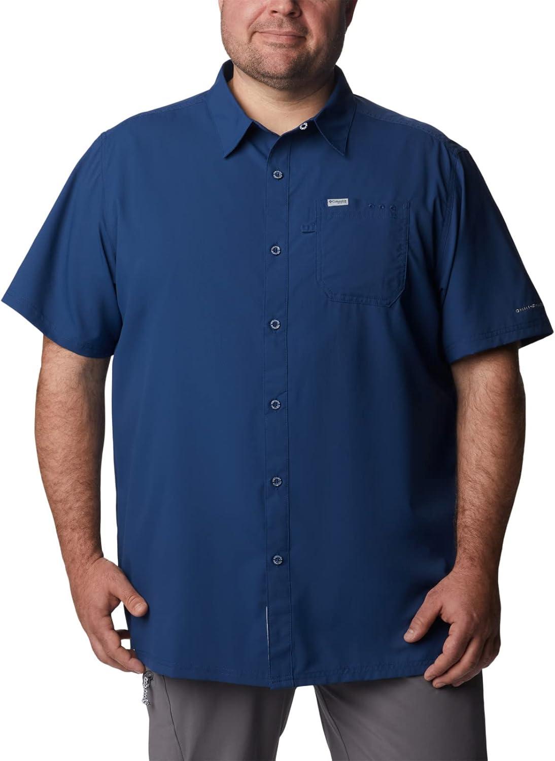 imageColumbia Mens Standard Slack Tide Camp ShirtCarbon