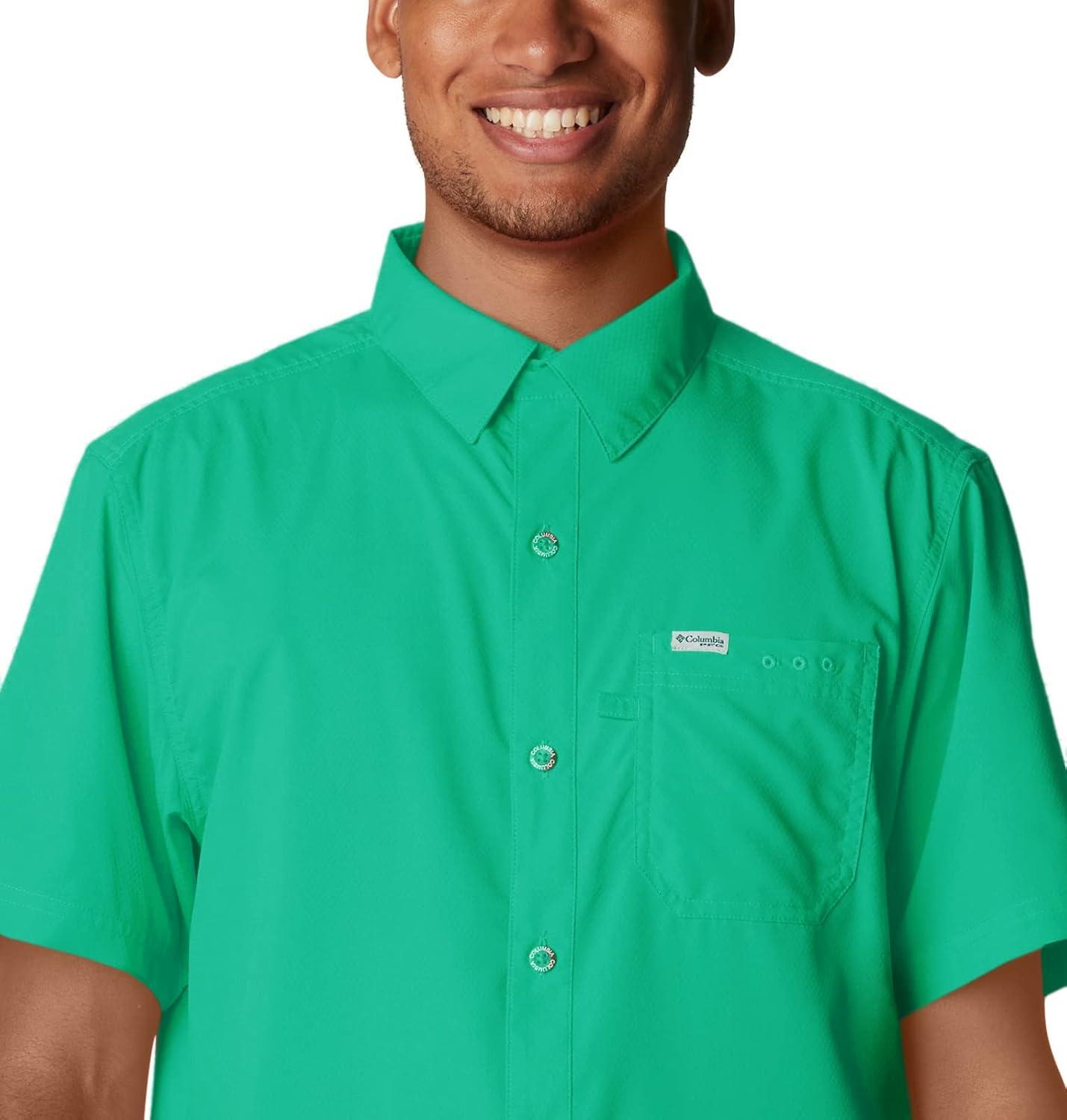 imageColumbia Mens Standard Slack Tide Camp ShirtCircuit