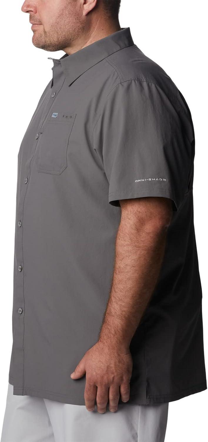imageColumbia Mens Standard Slack Tide Camp ShirtCity Grey