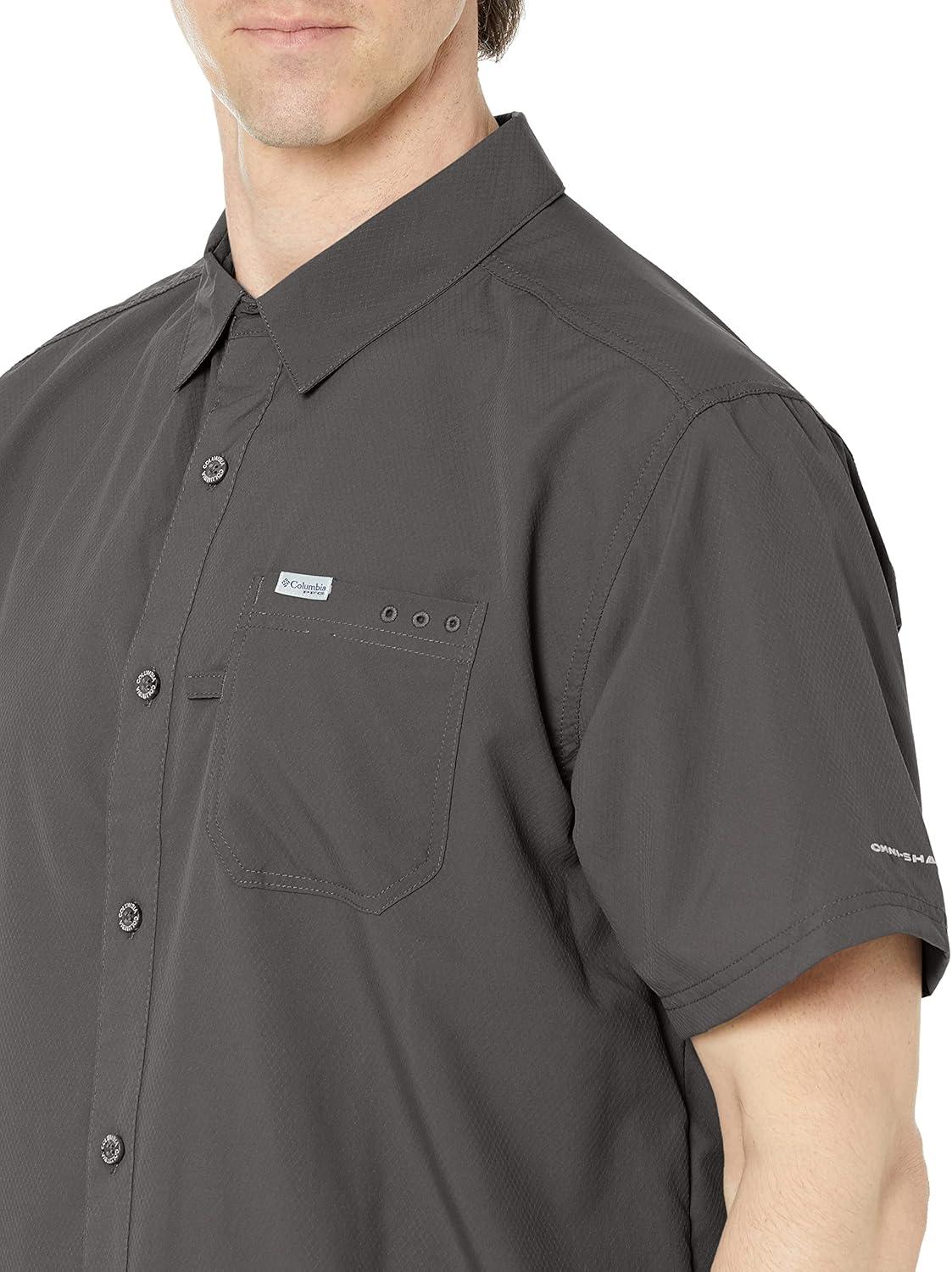 imageColumbia Mens Standard Slack Tide Camp ShirtCity Grey