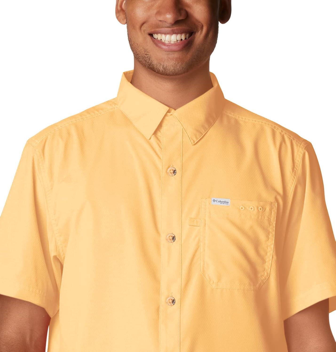 imageColumbia Mens Standard Slack Tide Camp ShirtCocoa Butter