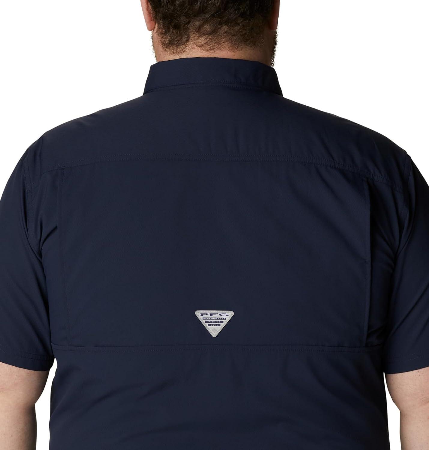imageColumbia Mens Standard Slack Tide Camp ShirtCollegiate Navy