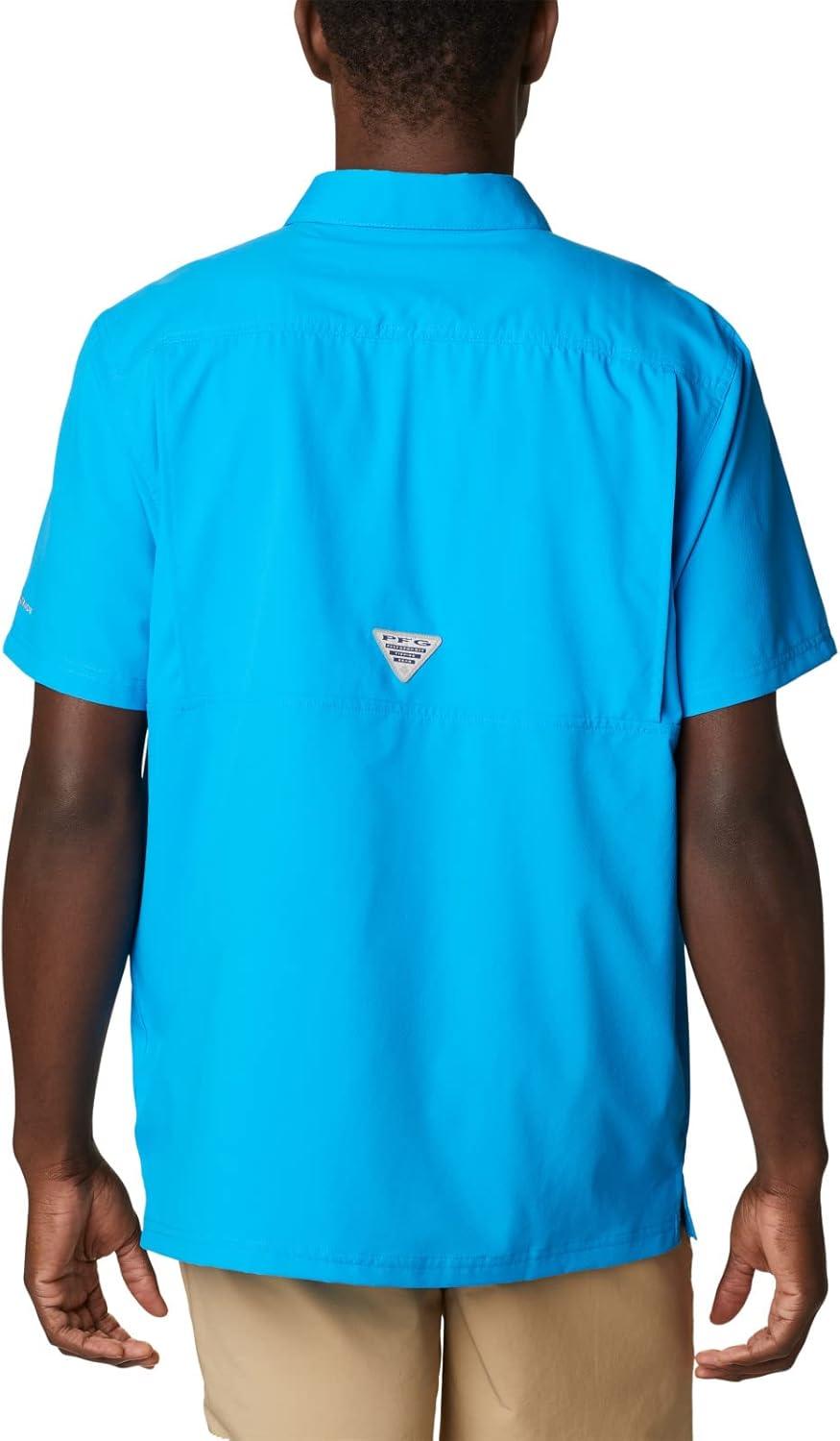 imageColumbia Mens Standard Slack Tide Camp ShirtCompass Blue