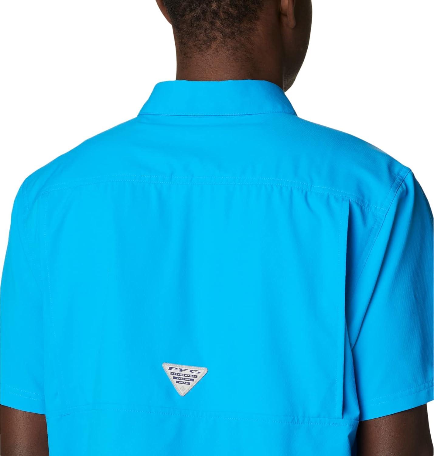 imageColumbia Mens Standard Slack Tide Camp ShirtCompass Blue