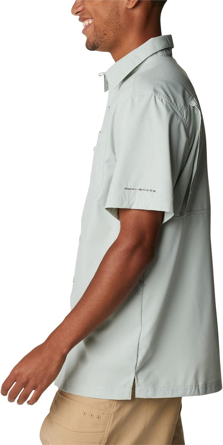 imageColumbia Mens Standard Slack Tide Camp ShirtCool Green