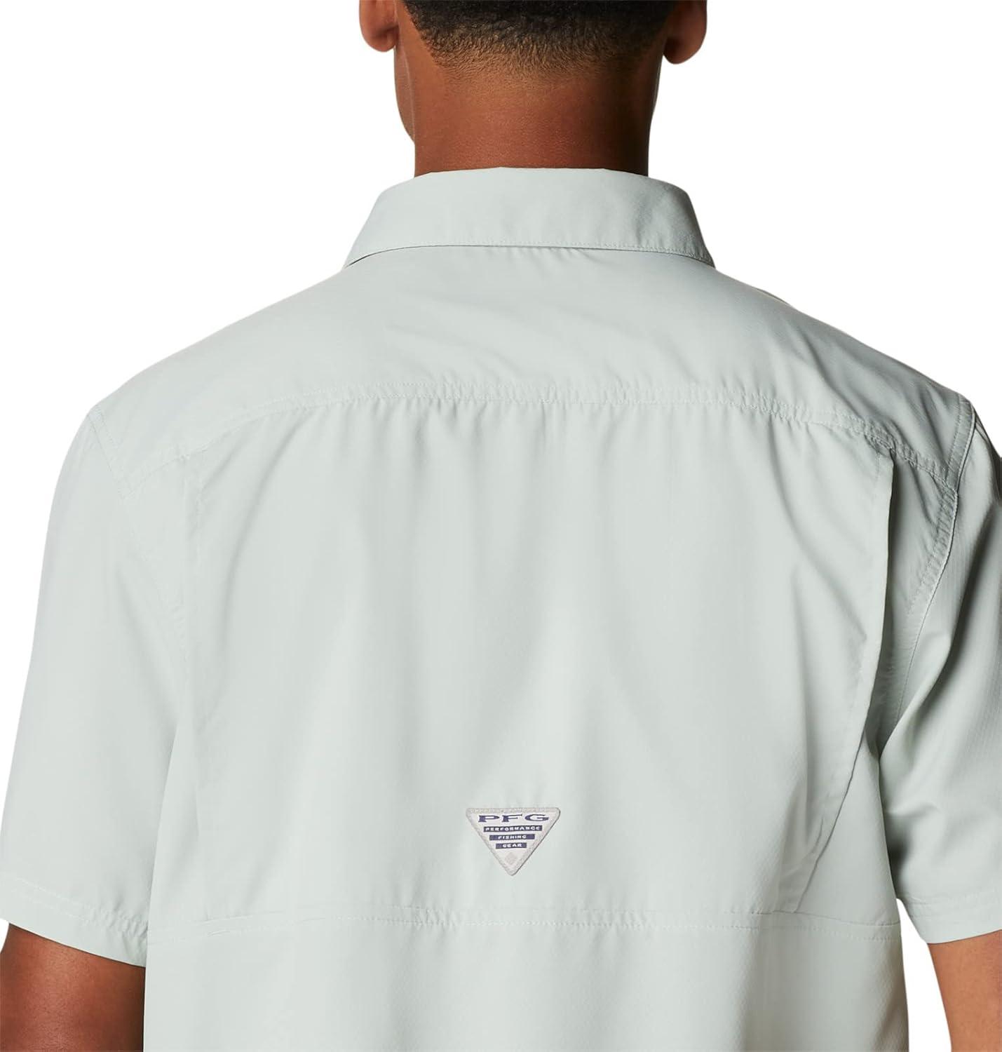 imageColumbia Mens Standard Slack Tide Camp ShirtCool Green