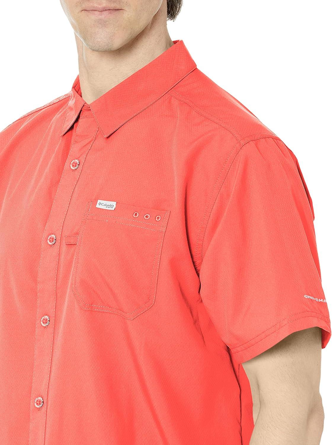 imageColumbia Mens Standard Slack Tide Camp ShirtCorange