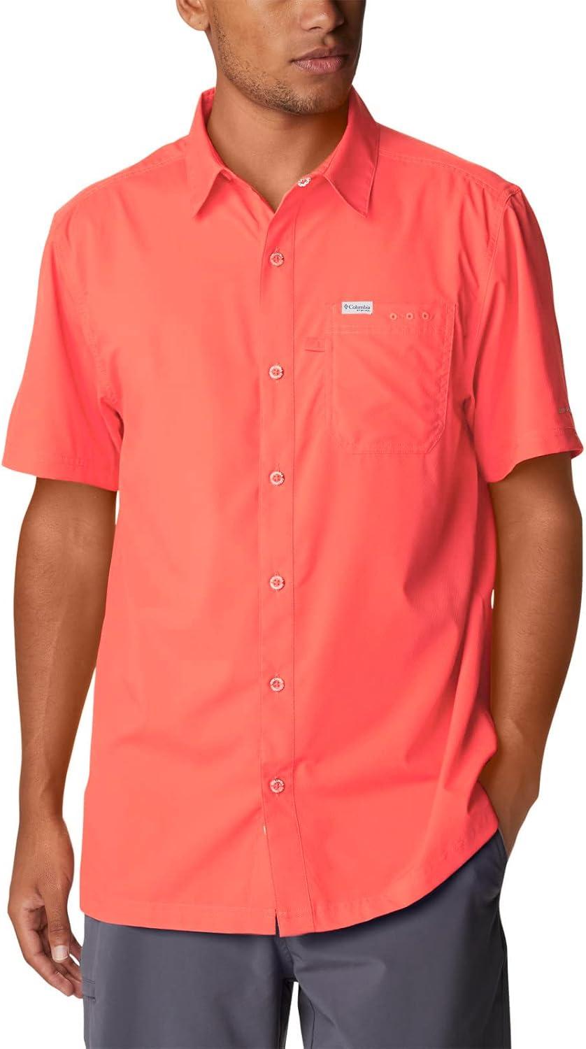 imageColumbia Mens Standard Slack Tide Camp ShirtCorange