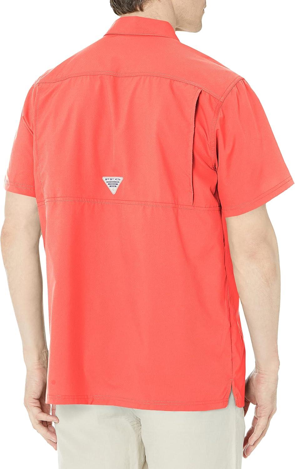 imageColumbia Mens Standard Slack Tide Camp ShirtCorange