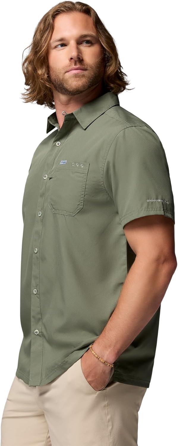 imageColumbia Mens Standard Slack Tide Camp ShirtCypress