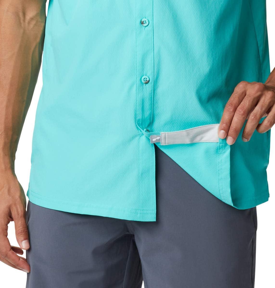 imageColumbia Mens Standard Slack Tide Camp ShirtDolphin