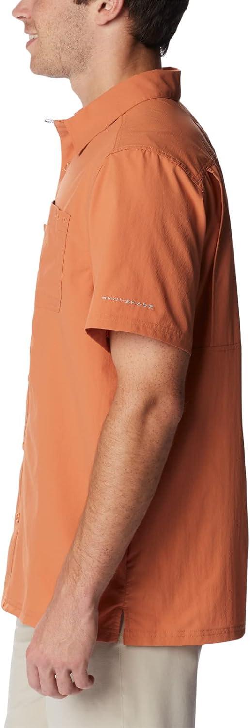 imageColumbia Mens Standard Slack Tide Camp ShirtIsland Orange
