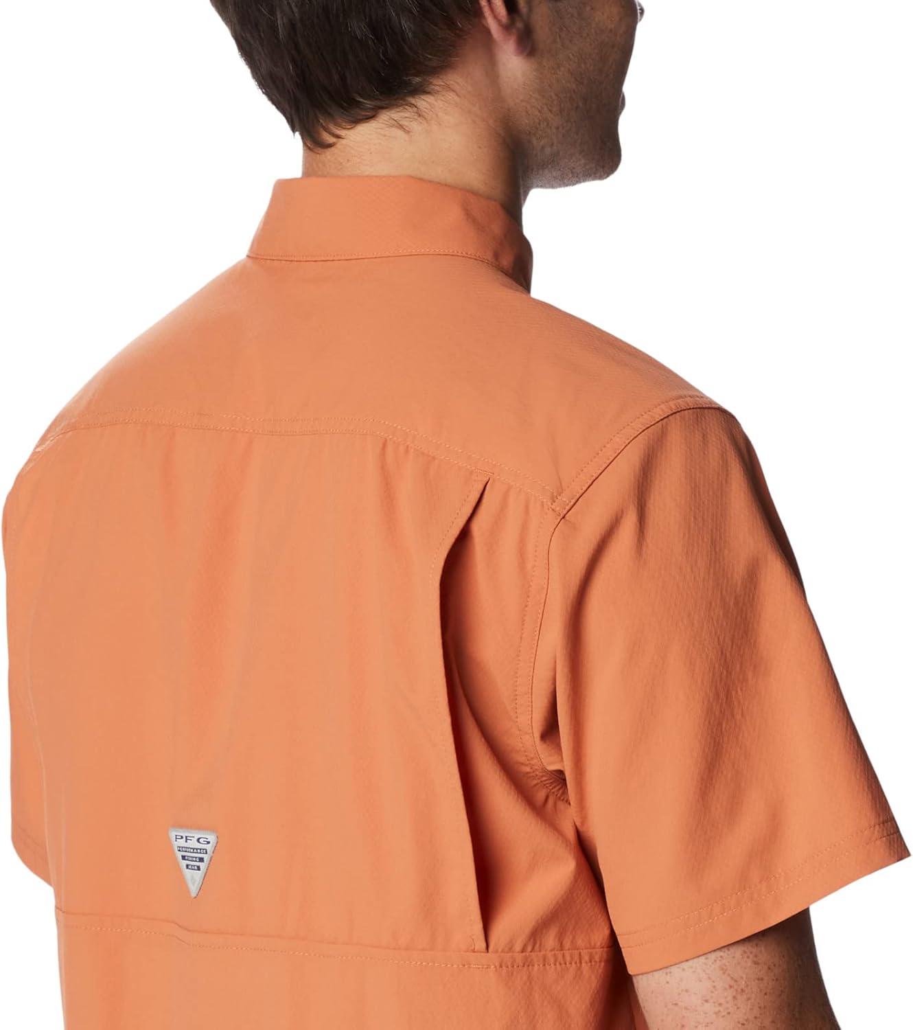 imageColumbia Mens Standard Slack Tide Camp ShirtIsland Orange