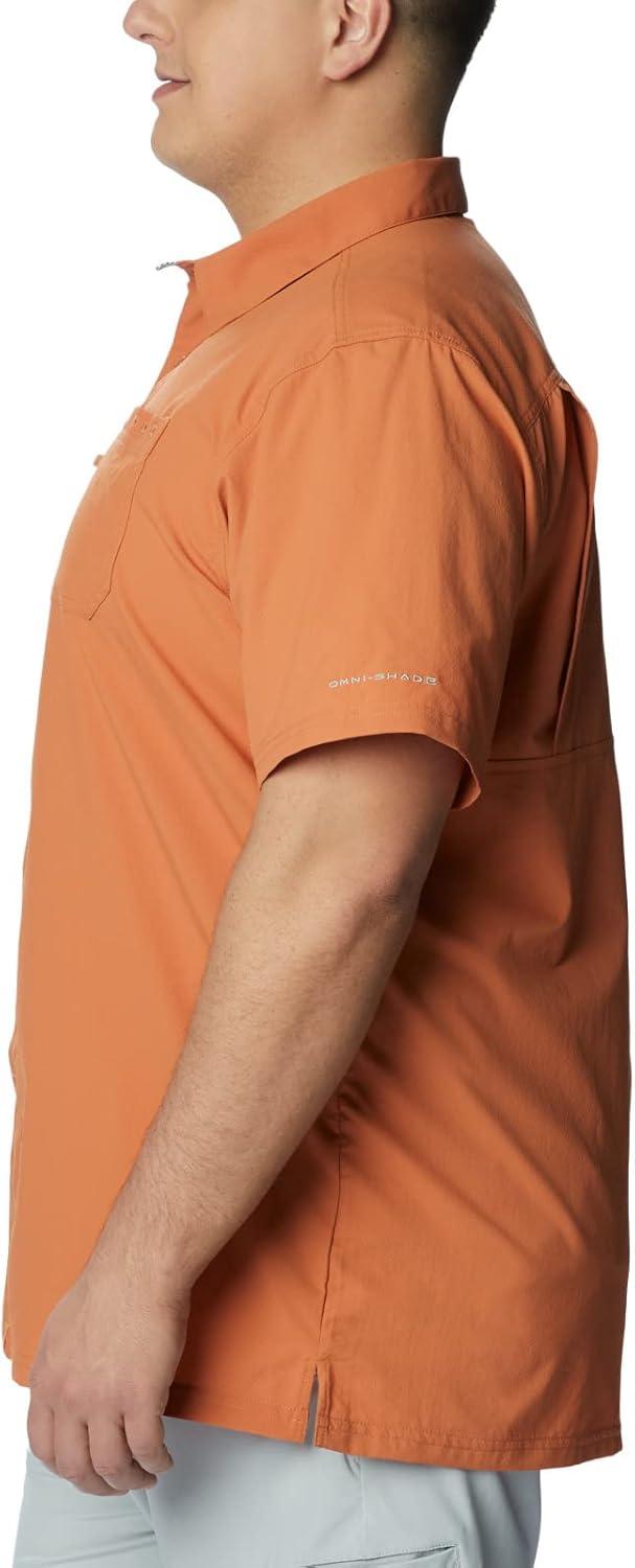 imageColumbia Mens Standard Slack Tide Camp ShirtIsland Orange