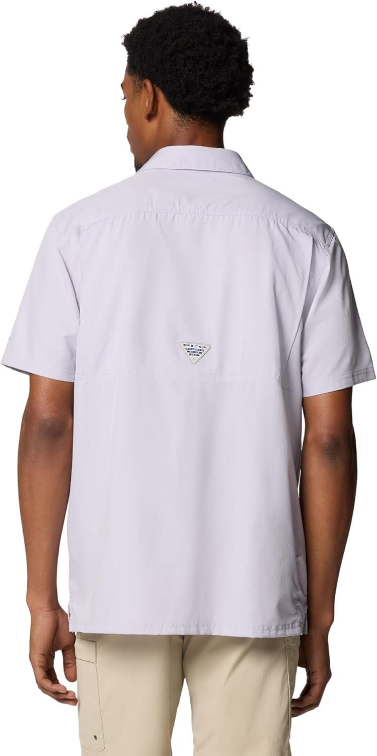 imageColumbia Mens Standard Slack Tide Camp ShirtLavender Pearl