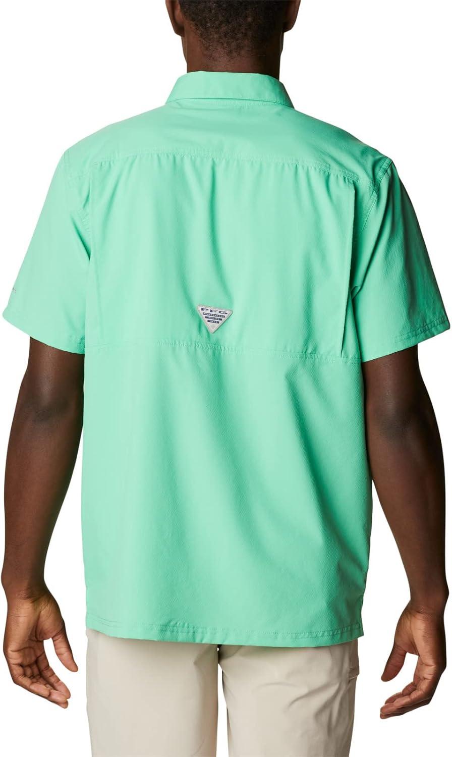 imageColumbia Mens Standard Slack Tide Camp ShirtLight Jade