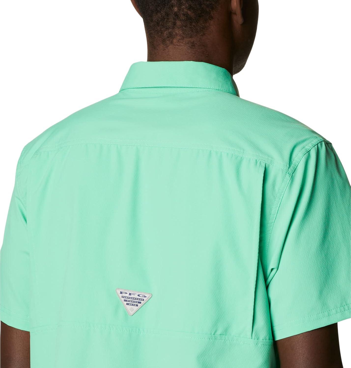 imageColumbia Mens Standard Slack Tide Camp ShirtLight Jade