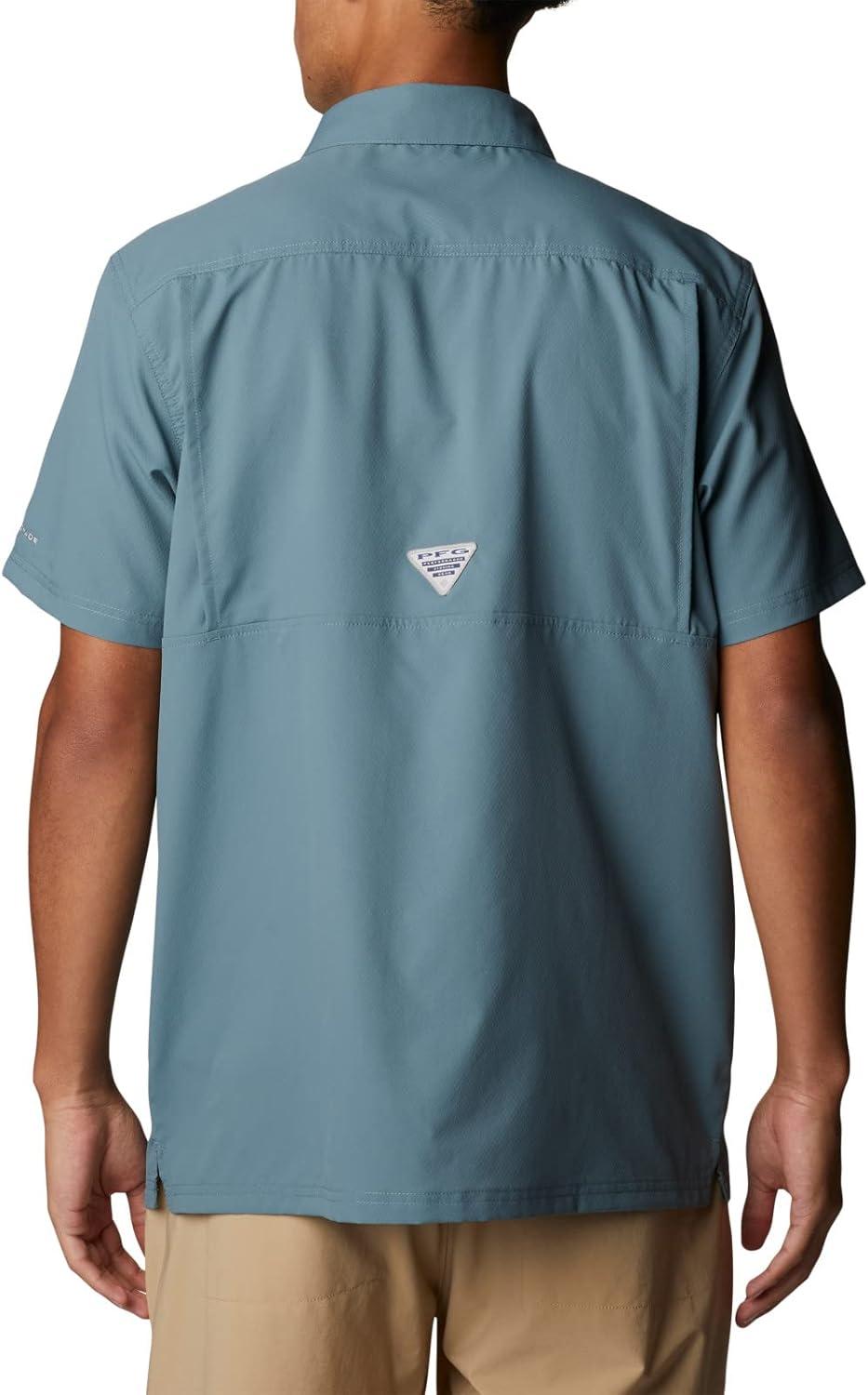 imageColumbia Mens Standard Slack Tide Camp ShirtMetal