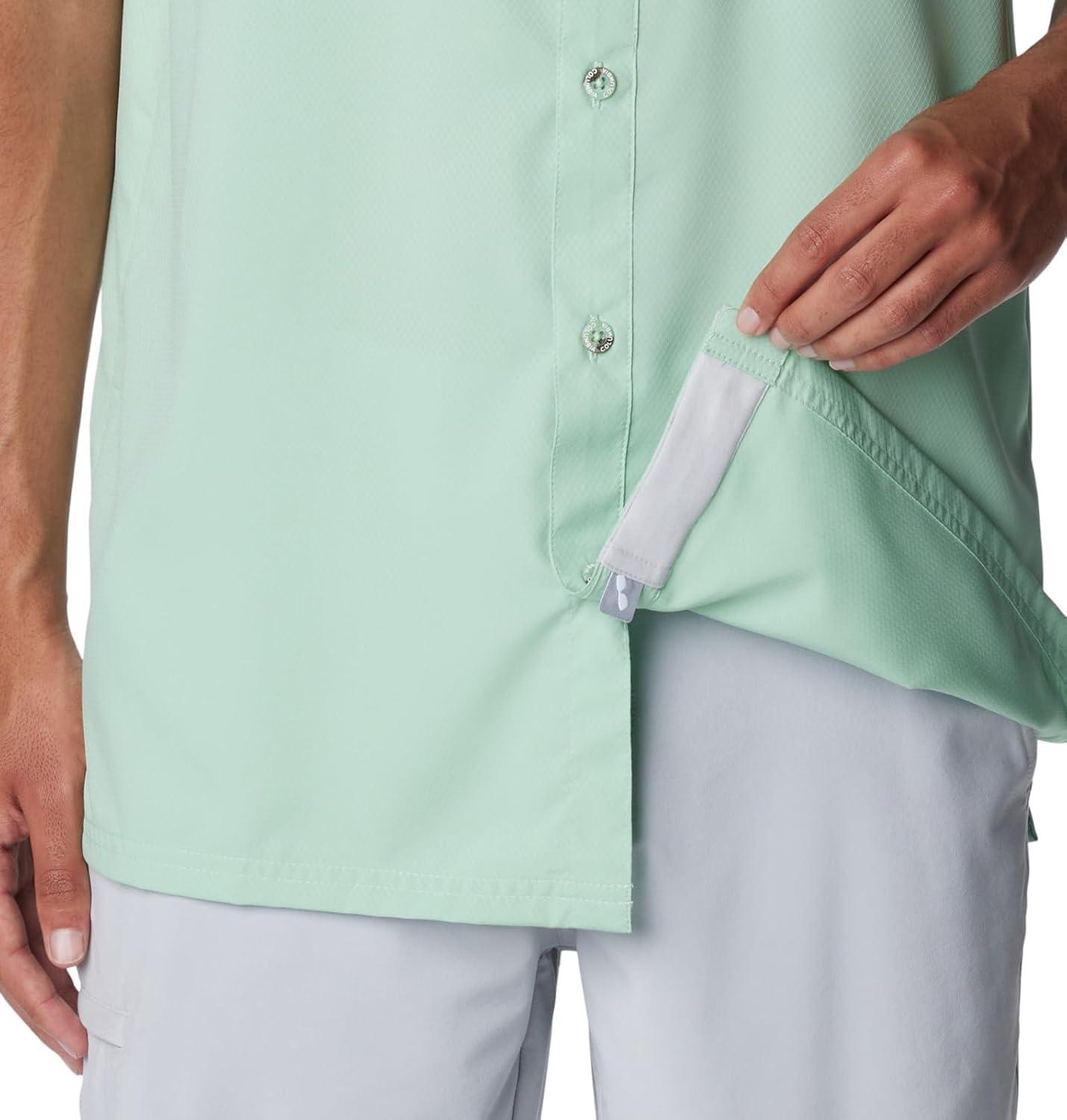 imageColumbia Mens Standard Slack Tide Camp ShirtNew Mint