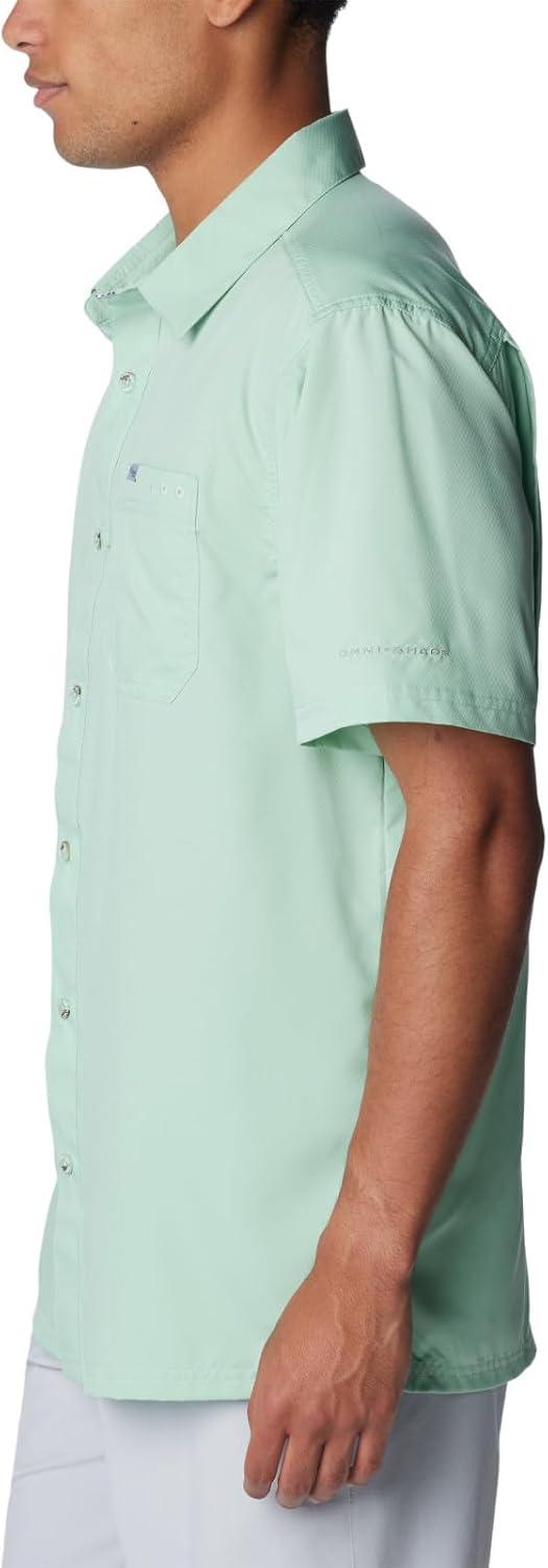 imageColumbia Mens Standard Slack Tide Camp ShirtNew Mint