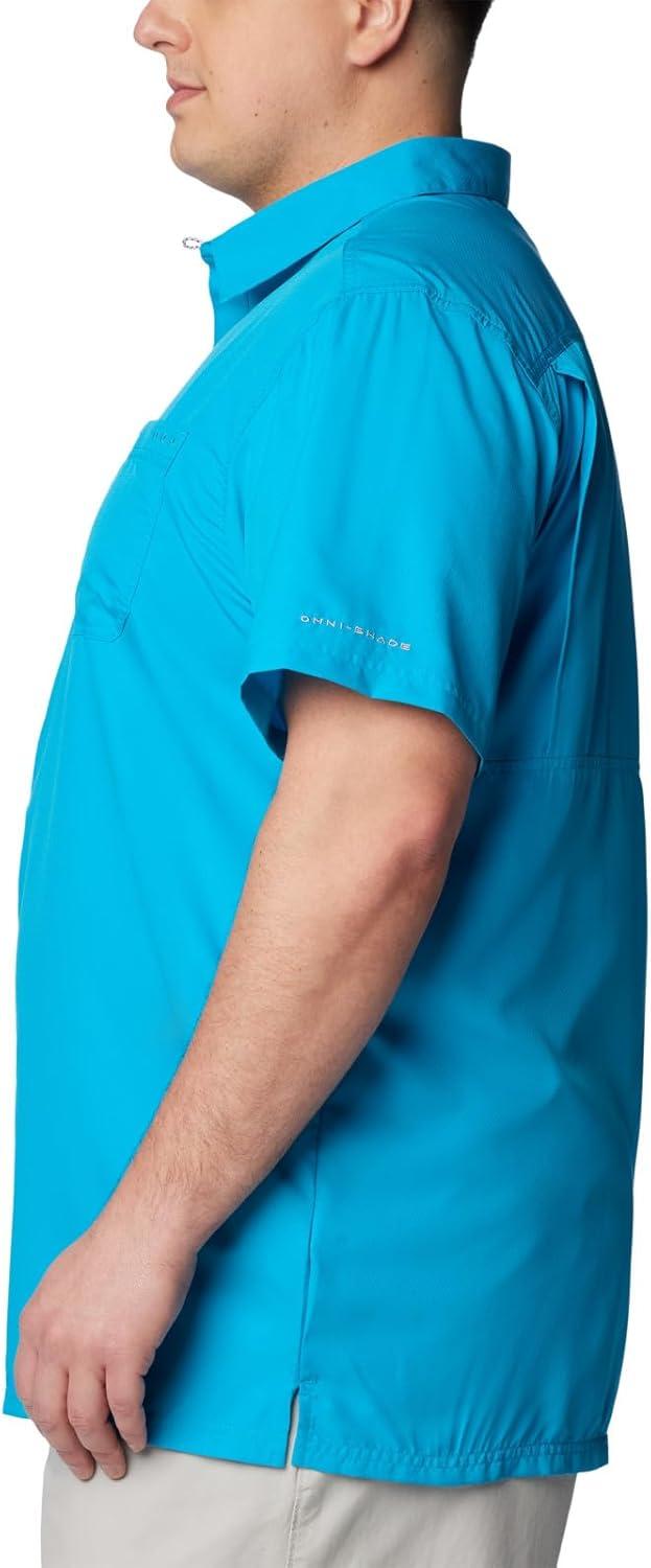 imageColumbia Mens Standard Slack Tide Camp ShirtOcean Blue