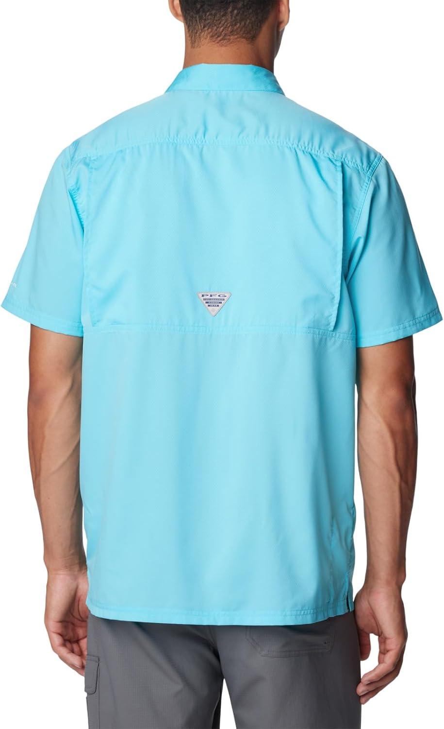 imageColumbia Mens Standard Slack Tide Camp ShirtOpal Blue