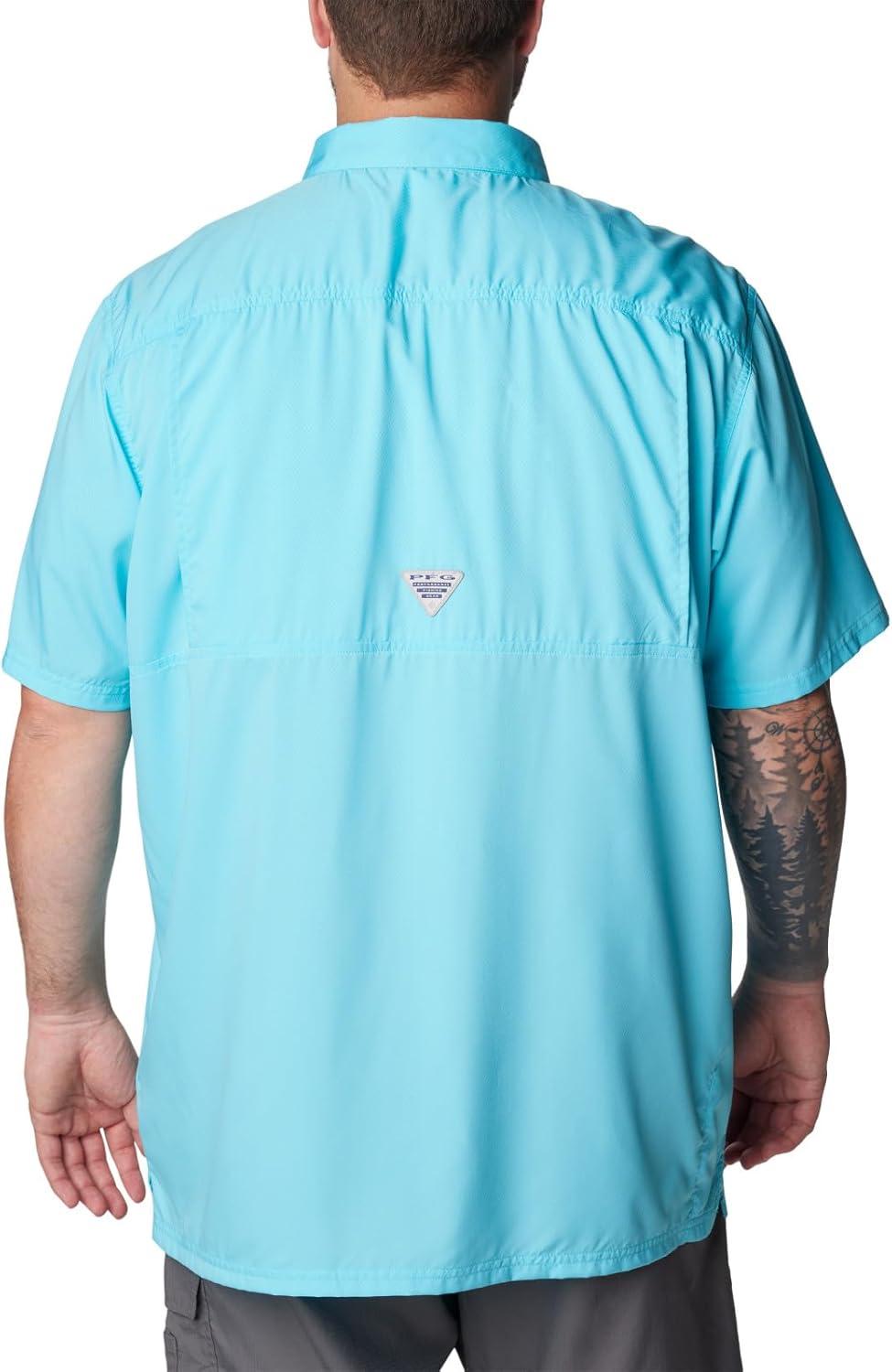 imageColumbia Mens Standard Slack Tide Camp ShirtOpal Blue