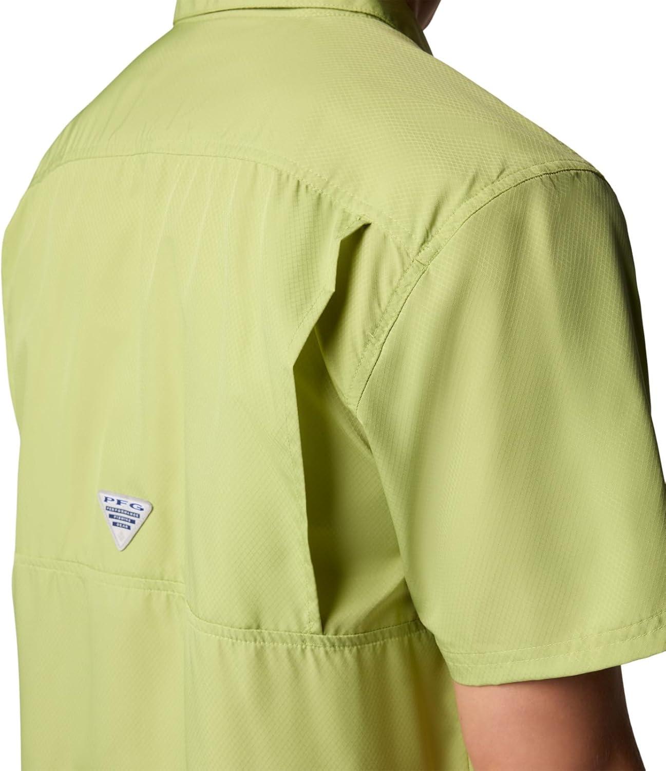 imageColumbia Mens Standard Slack Tide Camp ShirtPear