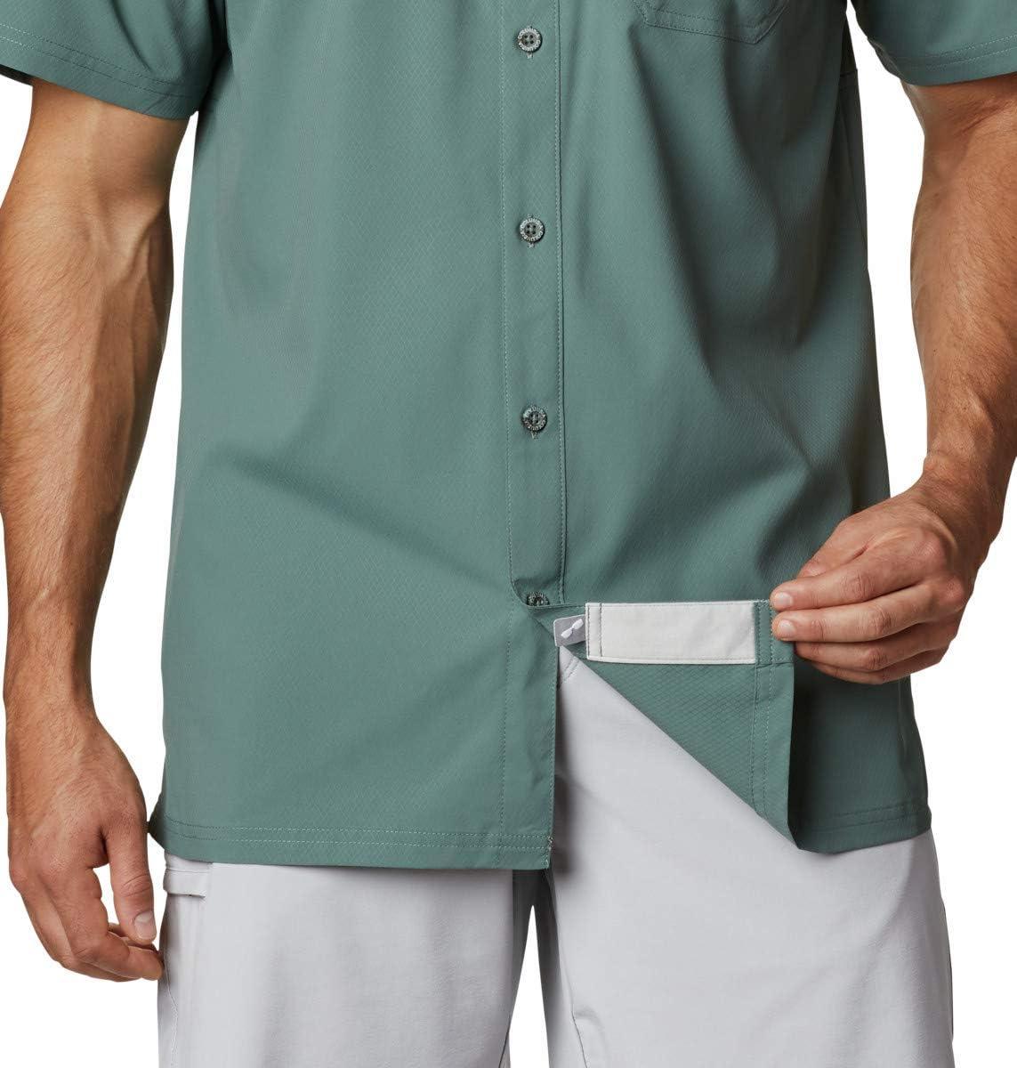 imageColumbia Mens Standard Slack Tide Camp ShirtPond