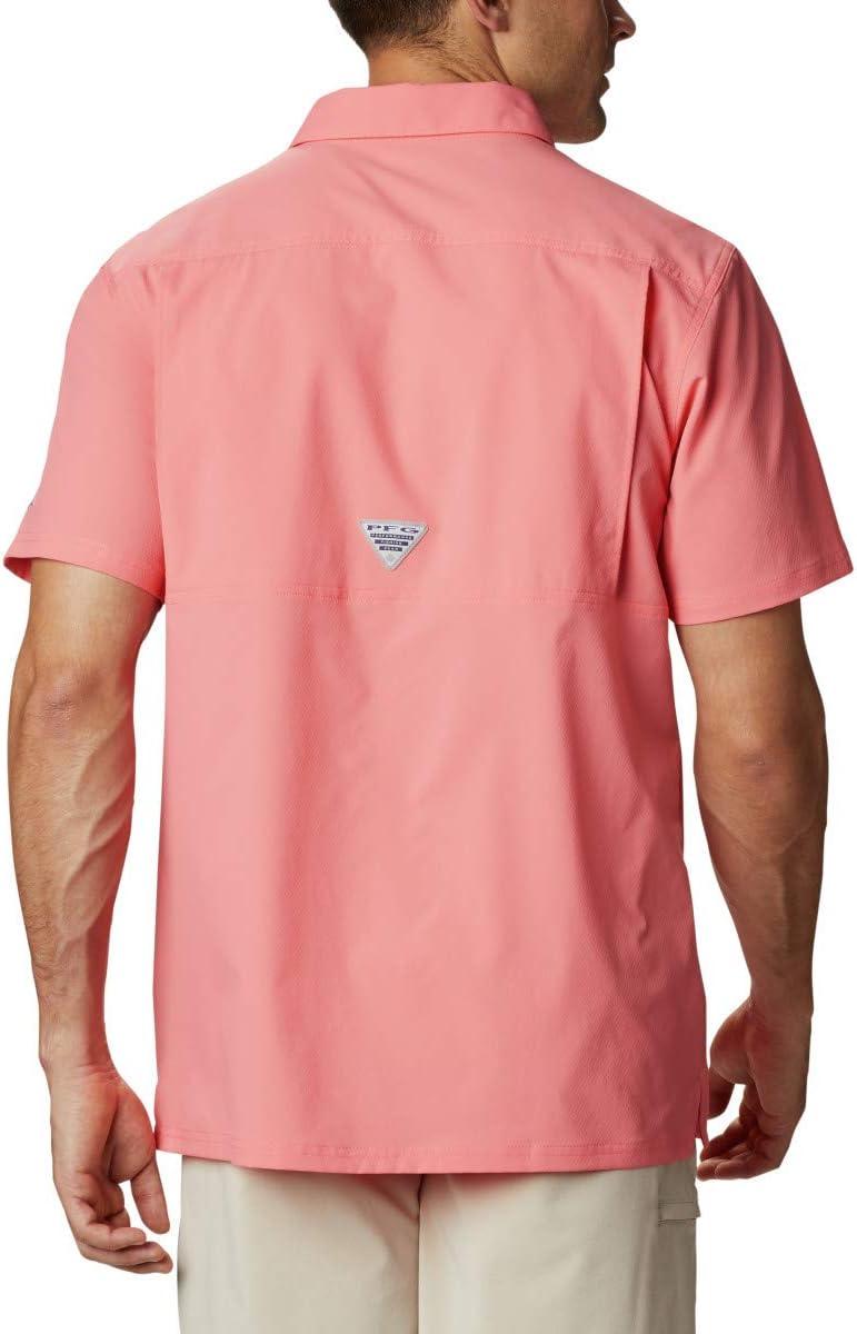 imageColumbia Mens Standard Slack Tide Camp ShirtSalmon