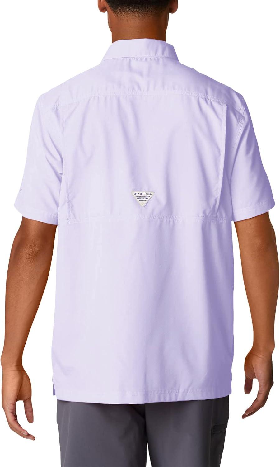 imageColumbia Mens Standard Slack Tide Camp ShirtSoft Violet