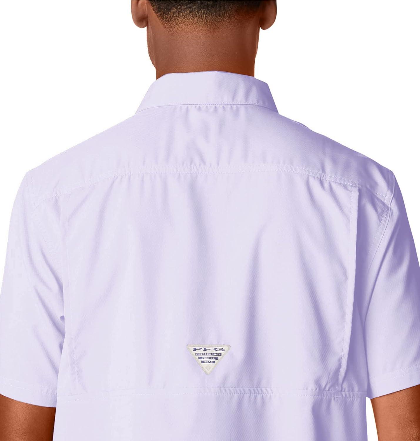 imageColumbia Mens Standard Slack Tide Camp ShirtSoft Violet