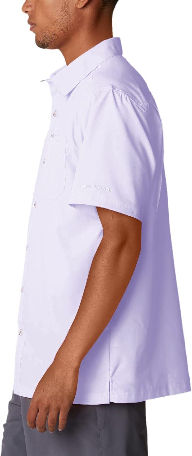 imageColumbia Mens Standard Slack Tide Camp ShirtSoft Violet