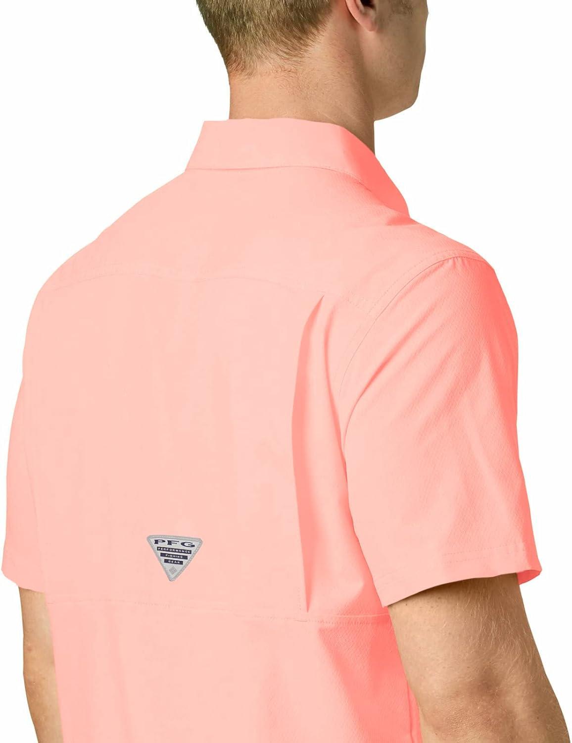 imageColumbia Mens Standard Slack Tide Camp ShirtSorbet