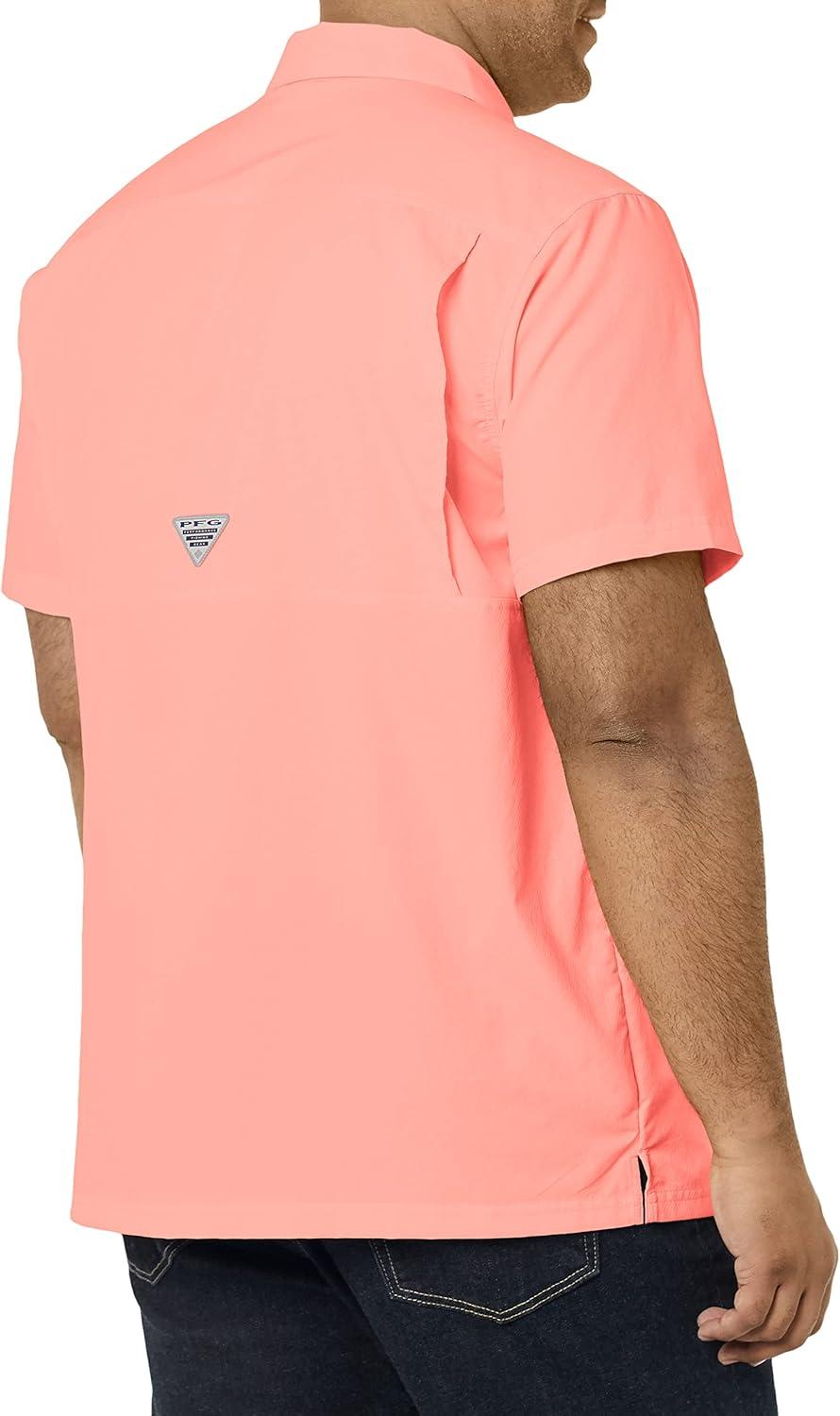 imageColumbia Mens Standard Slack Tide Camp ShirtSorbet