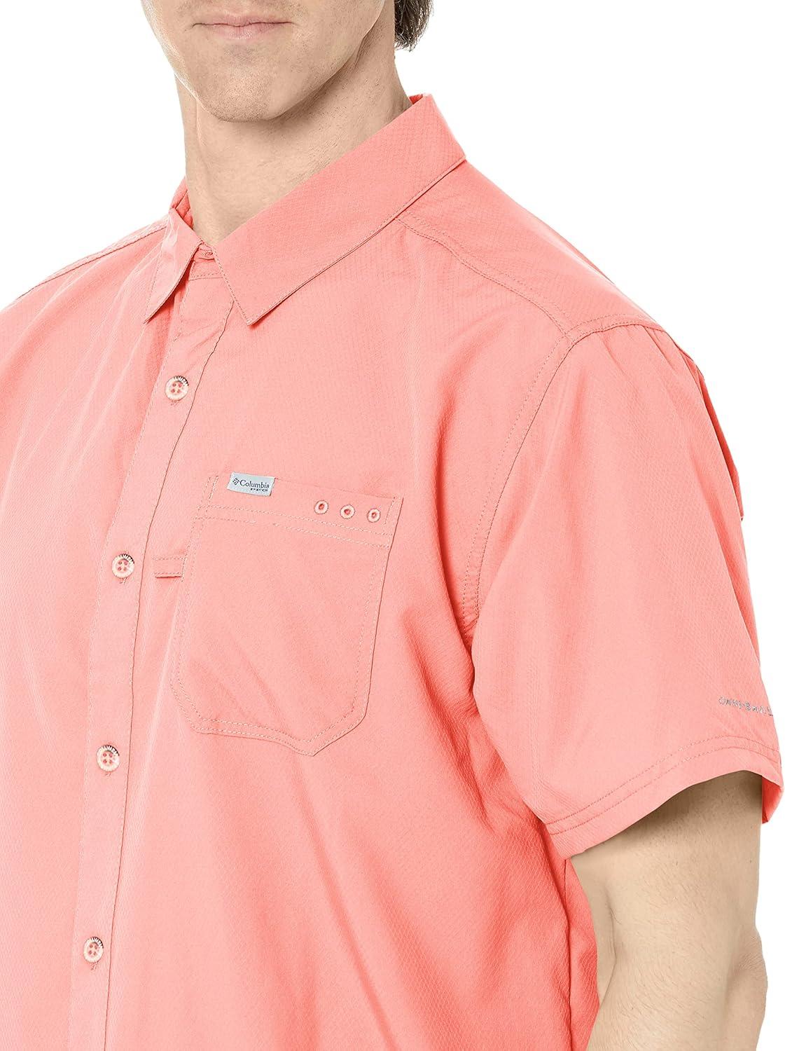 imageColumbia Mens Standard Slack Tide Camp ShirtSorbet
