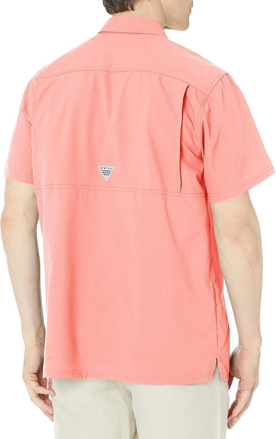 imageColumbia Mens Standard Slack Tide Camp ShirtSorbet
