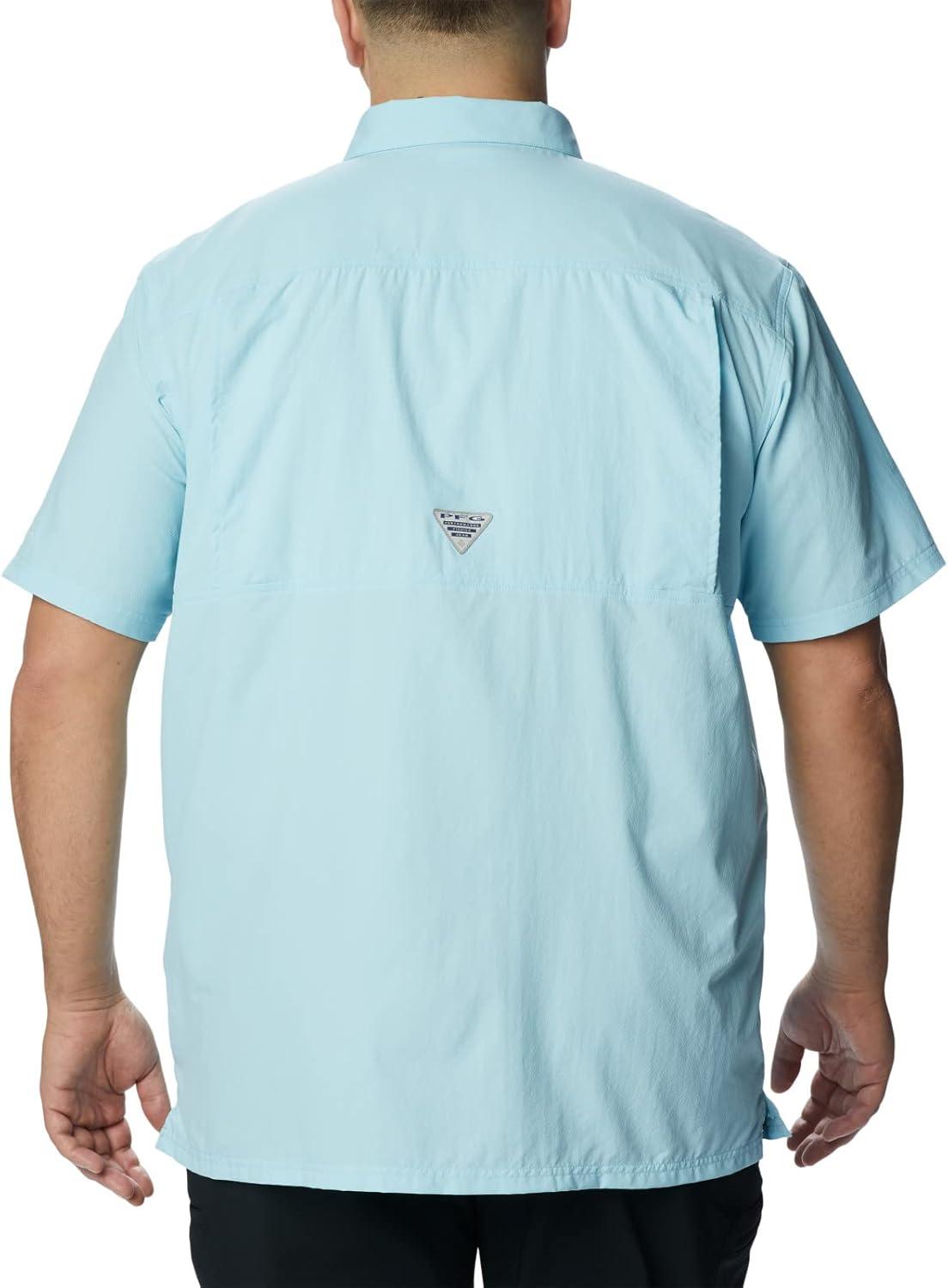 imageColumbia Mens Standard Slack Tide Camp ShirtSpring Blue