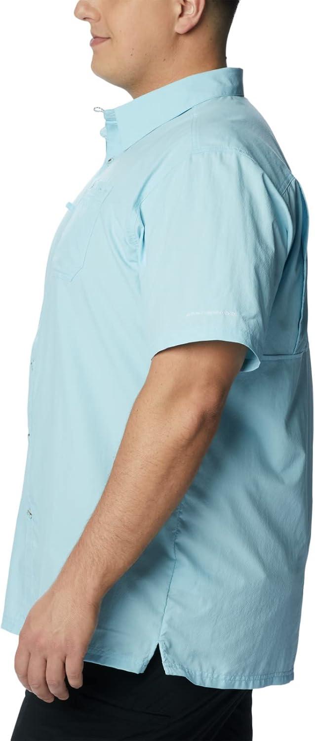 imageColumbia Mens Standard Slack Tide Camp ShirtSpring Blue