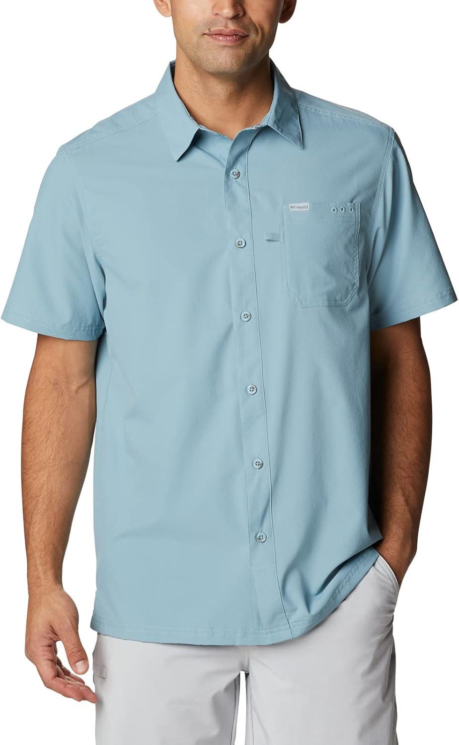 imageColumbia Mens Standard Slack Tide Camp ShirtStorm