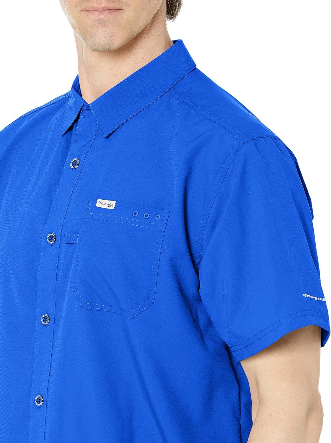 imageColumbia Mens Standard Slack Tide Camp ShirtTanzanite