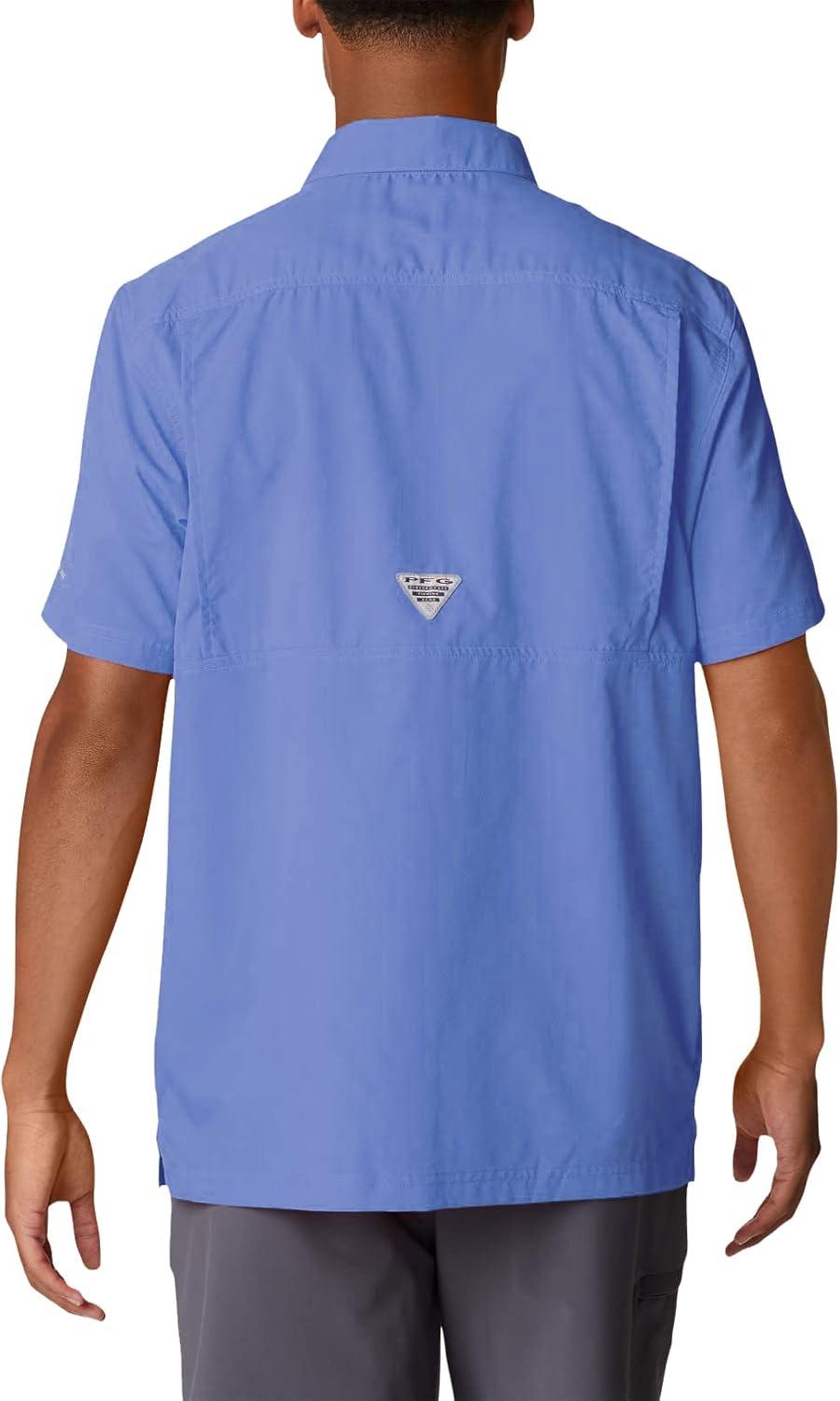 imageColumbia Mens Standard Slack Tide Camp ShirtViolet Sea