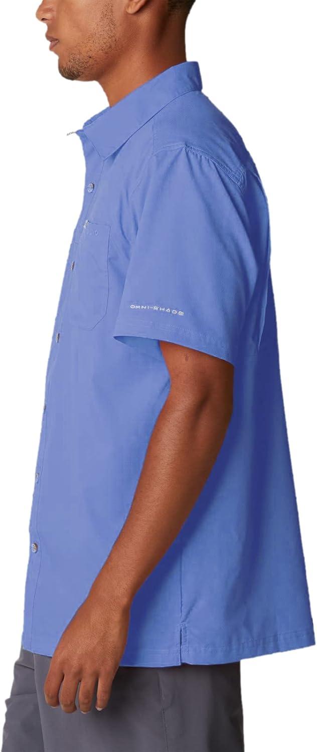 imageColumbia Mens Standard Slack Tide Camp ShirtViolet Sea