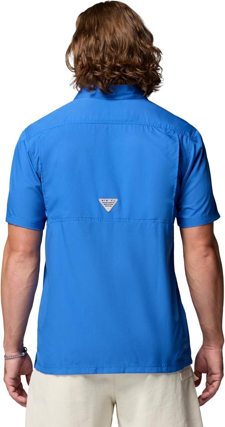 imageColumbia Mens Standard Slack Tide Camp ShirtVivid Blue