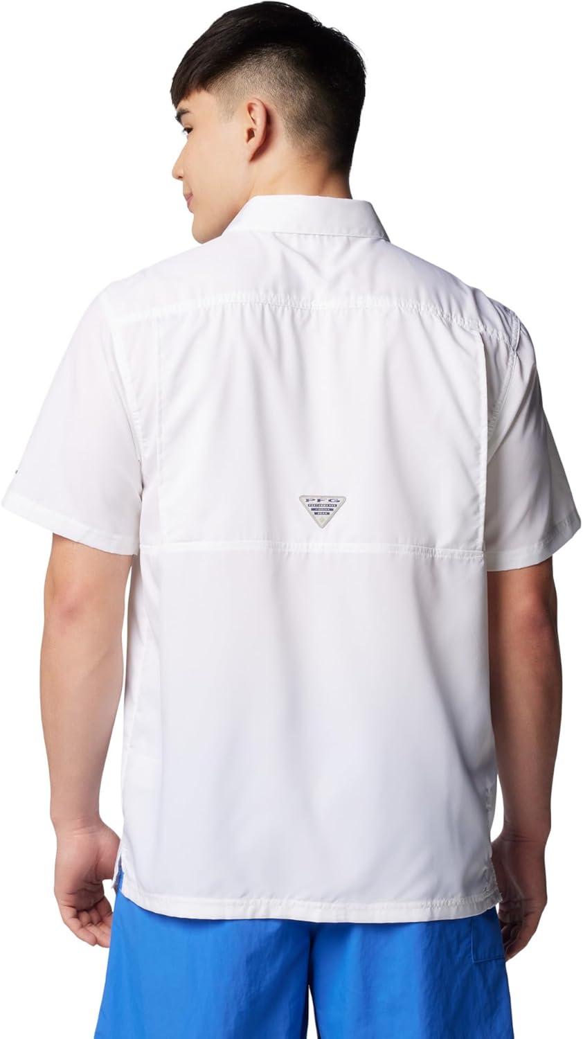 imageColumbia Mens Standard Slack Tide Camp ShirtWhite