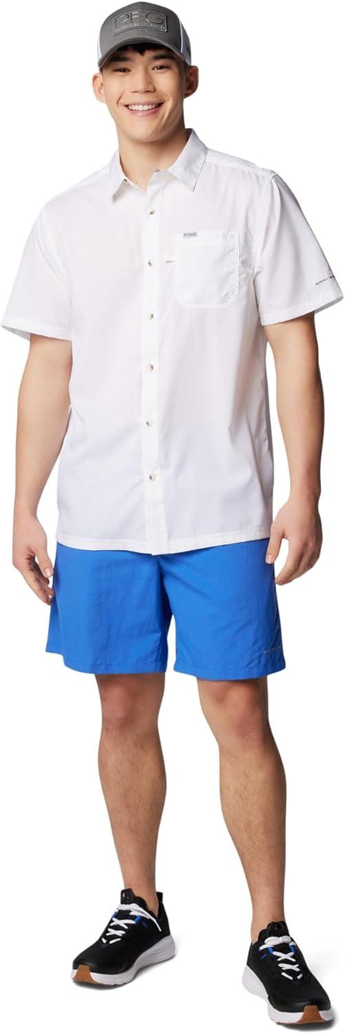 imageColumbia Mens Standard Slack Tide Camp ShirtWhite