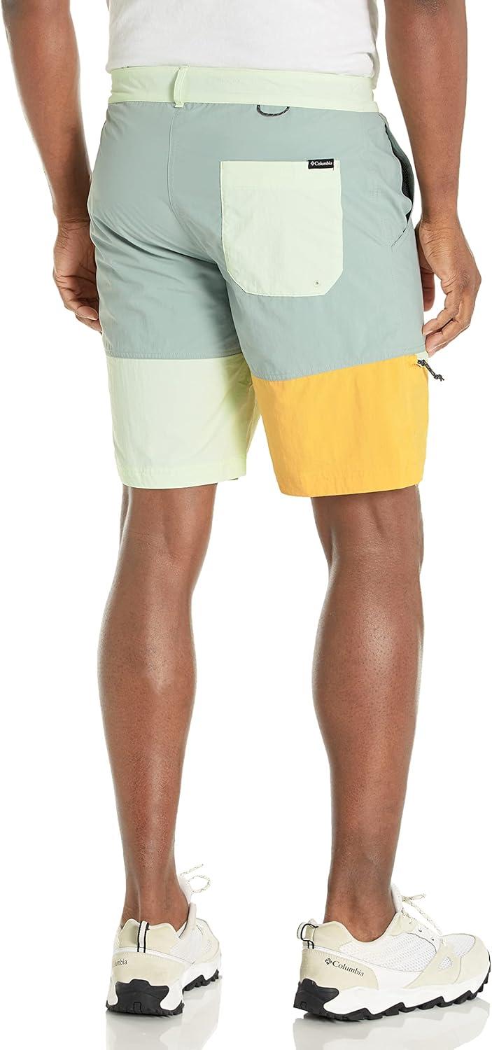 imageColumbia Mens Summerdry Belted ShortNiagaraIce GreenGolden Nugget