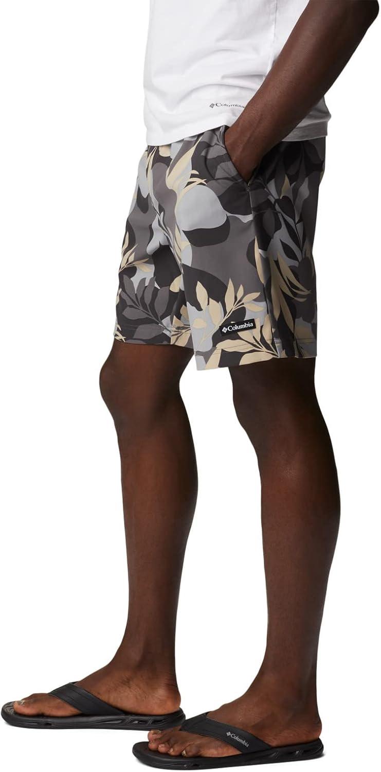 imageColumbia Mens Summertide Stretch Printed ShortCity Grey Floriated