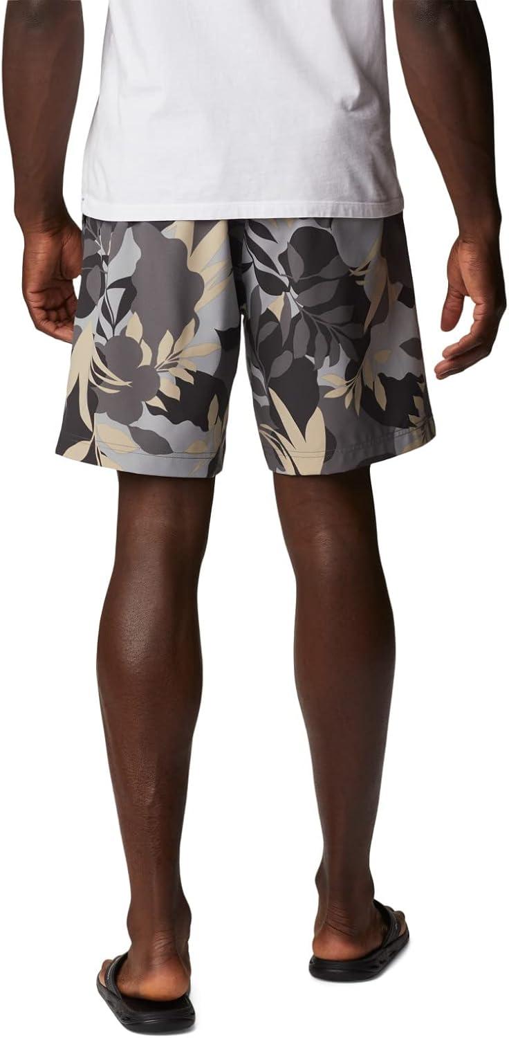 imageColumbia Mens Summertide Stretch Printed ShortCity Grey Floriated